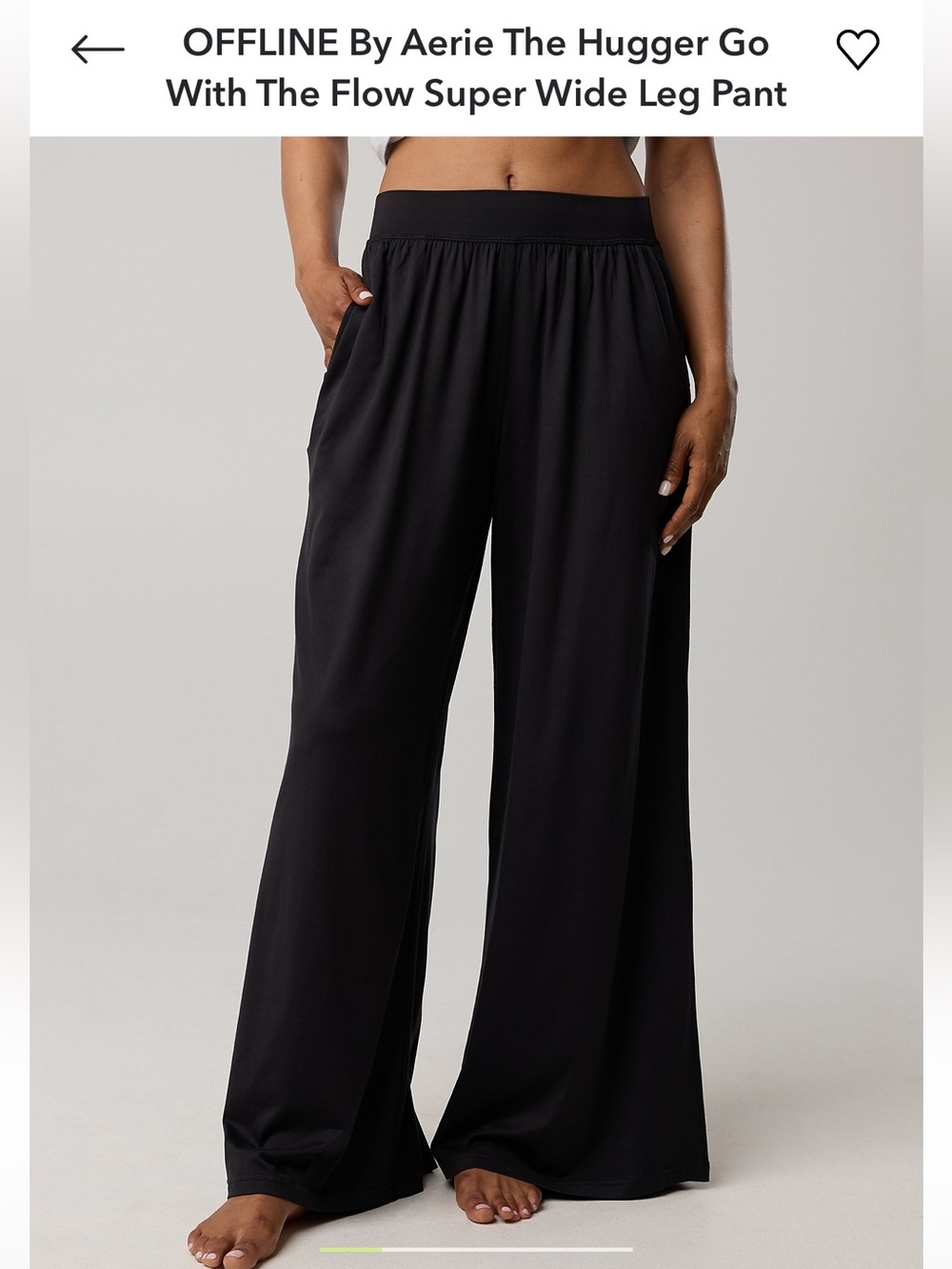 Aerie wide leg pants NWOT